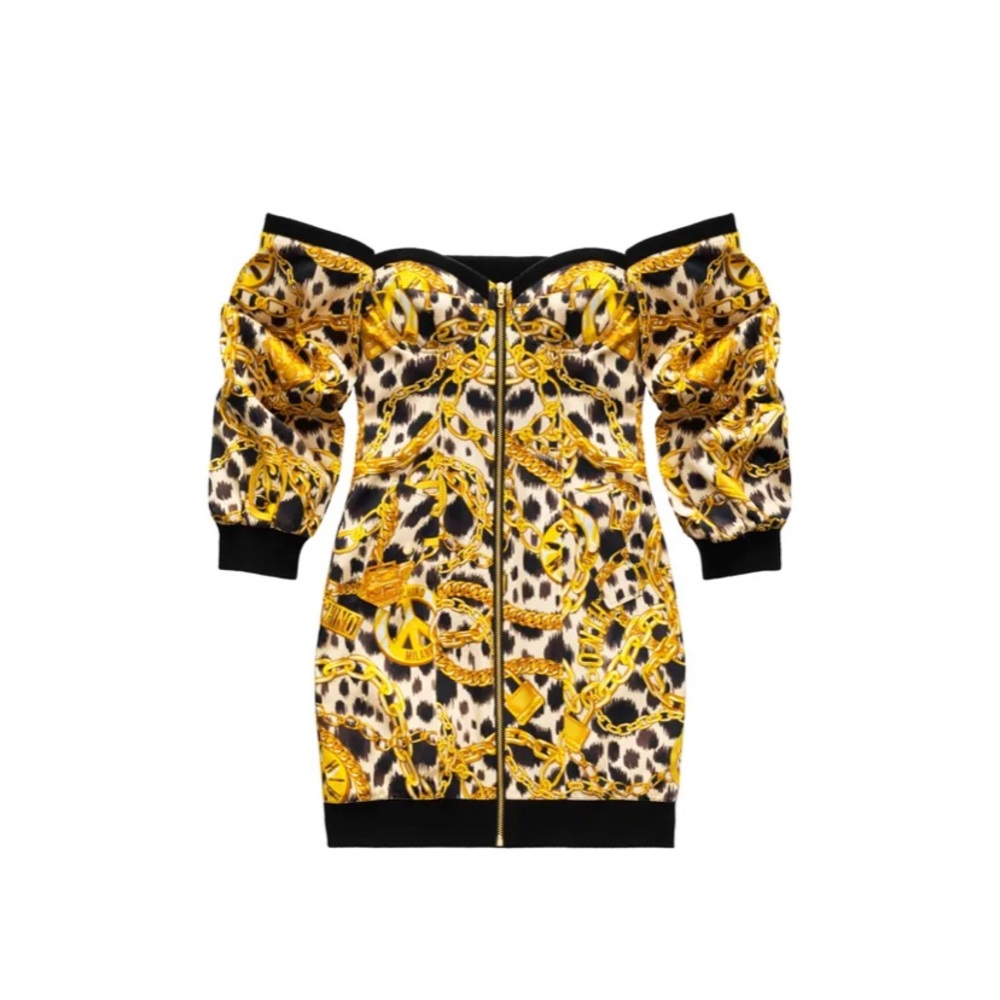 H&M x Moschino Off-the-shoulder Dress